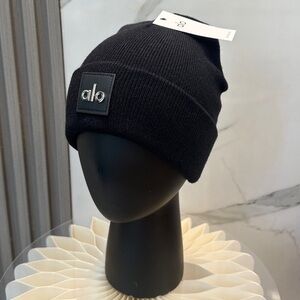 Alo Black Knit Beanie